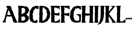 Demons Light Font UPPERCASE