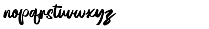 Demorya Font LOWERCASE