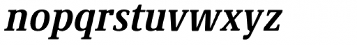 Demos Next Pro Cond Bold Italic Font LOWERCASE