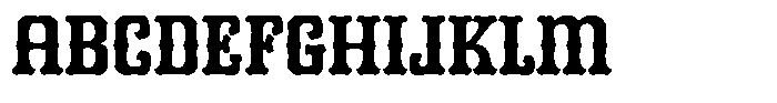 Dendora Font UPPERCASE