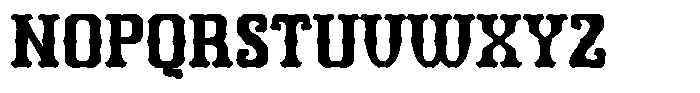 Dendora Font UPPERCASE