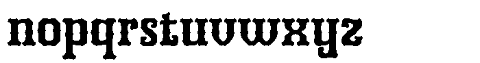 Dendora Font LOWERCASE