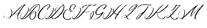 Denieda Marceline Italic Font UPPERCASE
