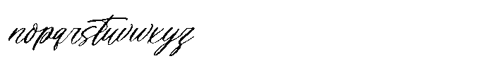 Denieda Marceline Italic Font LOWERCASE