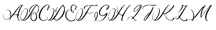Denieda Marceline Regular Font UPPERCASE