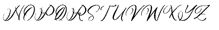 Denieda Marceline Regular Font UPPERCASE