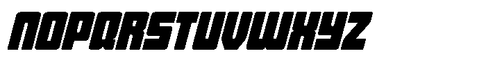 Denonea Racing Italic Italic Font UPPERCASE