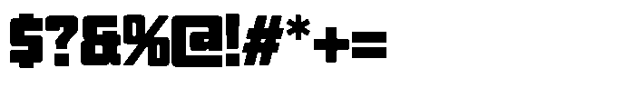 Denonea Racing Italic Regular Font OTHER CHARS