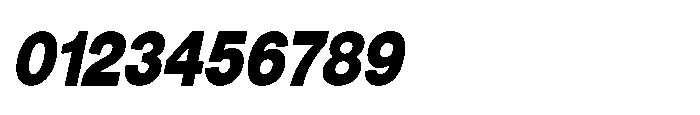 Denova Black Condensed Italic Font OTHER CHARS