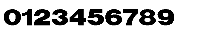 Denova Black Expanded Font OTHER CHARS