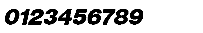 Denova Black Italic Font OTHER CHARS