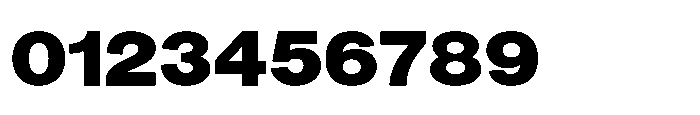 Denova Black Semi Expanded Font OTHER CHARS