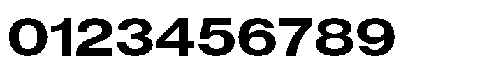 Denova Bold Expanded Font OTHER CHARS