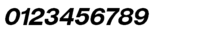 Denova Bold Italic Font OTHER CHARS