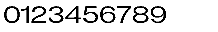 Denova Expanded Font OTHER CHARS