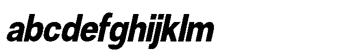 Denova Extra Condensed Italic FONT