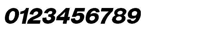 Denova Extra Italic Font OTHER CHARS