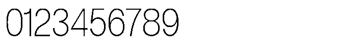 Denova Extra Light Condensed Font OTHER CHARS
