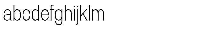 Denova Extra Light Condensed FONT