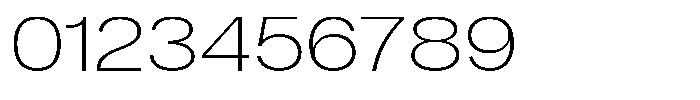 Denova Extra Light Expanded Font OTHER CHARS
