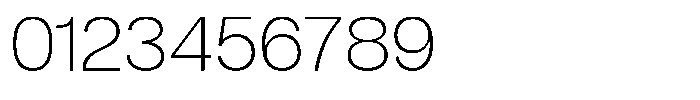 Denova Extra Light Font OTHER CHARS