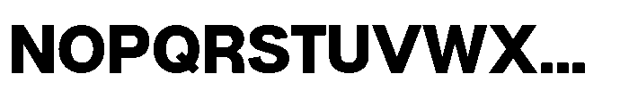 Denova Extra Font UPPERCASE