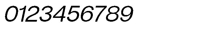 Denova Italic Font OTHER CHARS