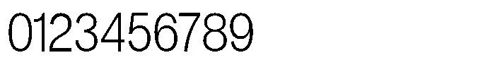 Denova Light Condensed Font OTHER CHARS