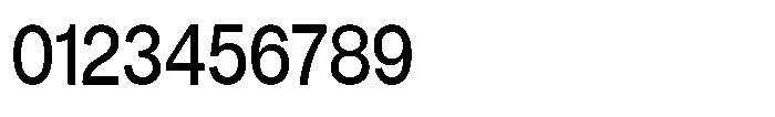 Denova Medium Condensed Font OTHER CHARS