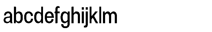 Denova Medium Condensed FONT