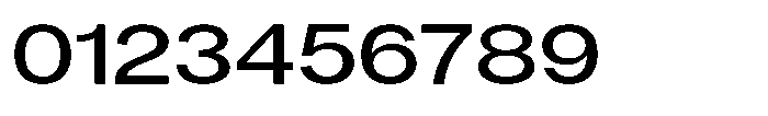 Denova Medium Expanded Font OTHER CHARS