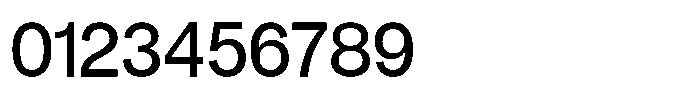 Denova Medium Semi Condenced Font OTHER CHARS