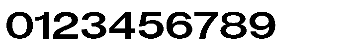 Denova Semi Bold Expanded Font OTHER CHARS