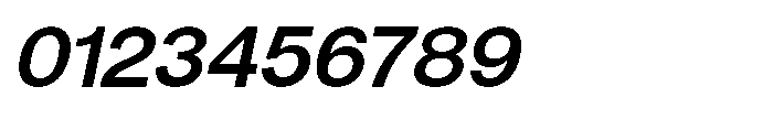Denova Semi Bold Italic Font OTHER CHARS