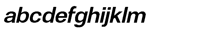Denova Semi Bold Italic FONT