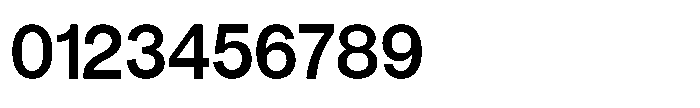 Denova Semi Bold Semi Condenced Font OTHER CHARS