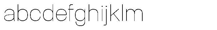 Denova Thin Semi Expanded FONT