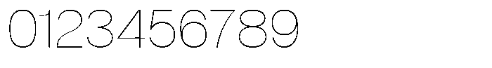 Denova Thin Font OTHER CHARS