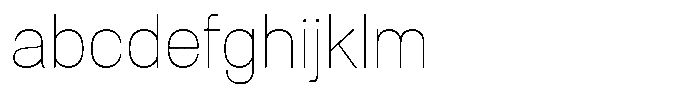 Denova Thin FONT