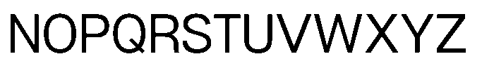 Denova Variable Thin Font UPPERCASE