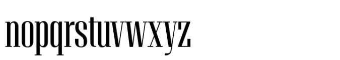 Denso Serif High Medium Font LOWERCASE