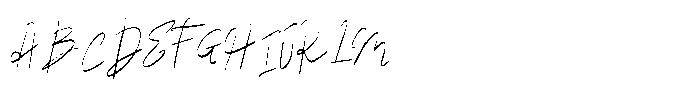 Densparta Signature Font UPPERCASE