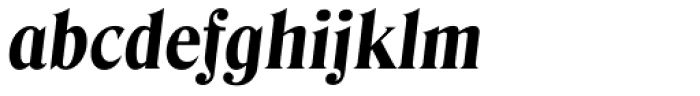 Denver Serial ExtraBold Italic Font LOWERCASE