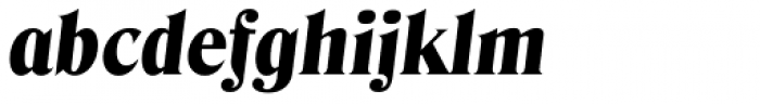 Denver TS ExtraBold Italic Font LOWERCASE