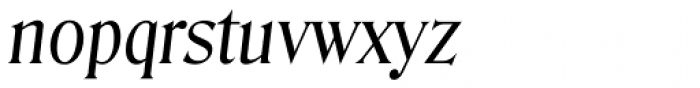 Denver TS Italic Font LOWERCASE