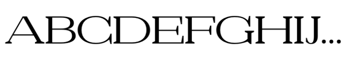 Denvile Regular Font UPPERCASE