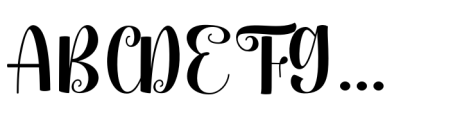 Denyta Font UPPERCASE