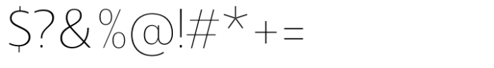 Departura ExtraLight Font OTHER CHARS