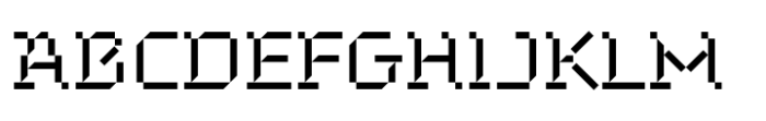 Depicto Mosaic SVG Font UPPERCASE