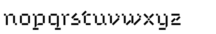 Depicto Mosaic SVG Font LOWERCASE